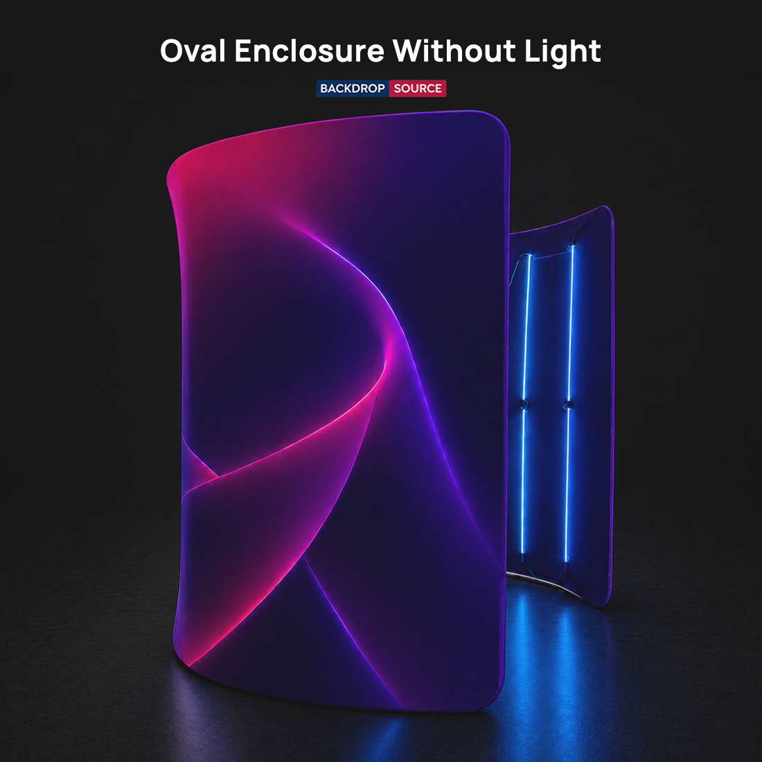 Oval wide doorway Enclosure