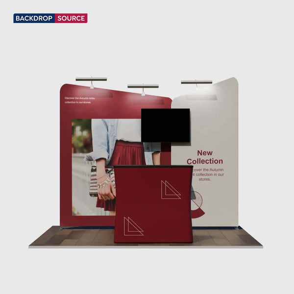 Inclined Exhibition Kit for 3m Wide Booths