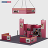 Modular Booth Kits 6m x 6m - Model 07
