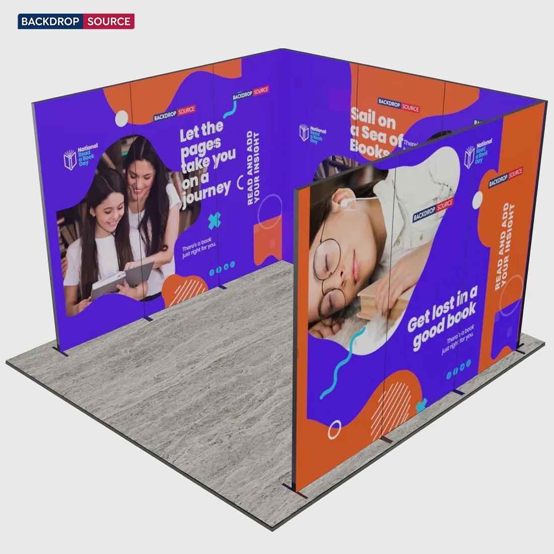 Foldable SEG  Exhibition Display - Model 6