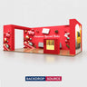 Portable Exhibit Display 3m x 6m - Model 19