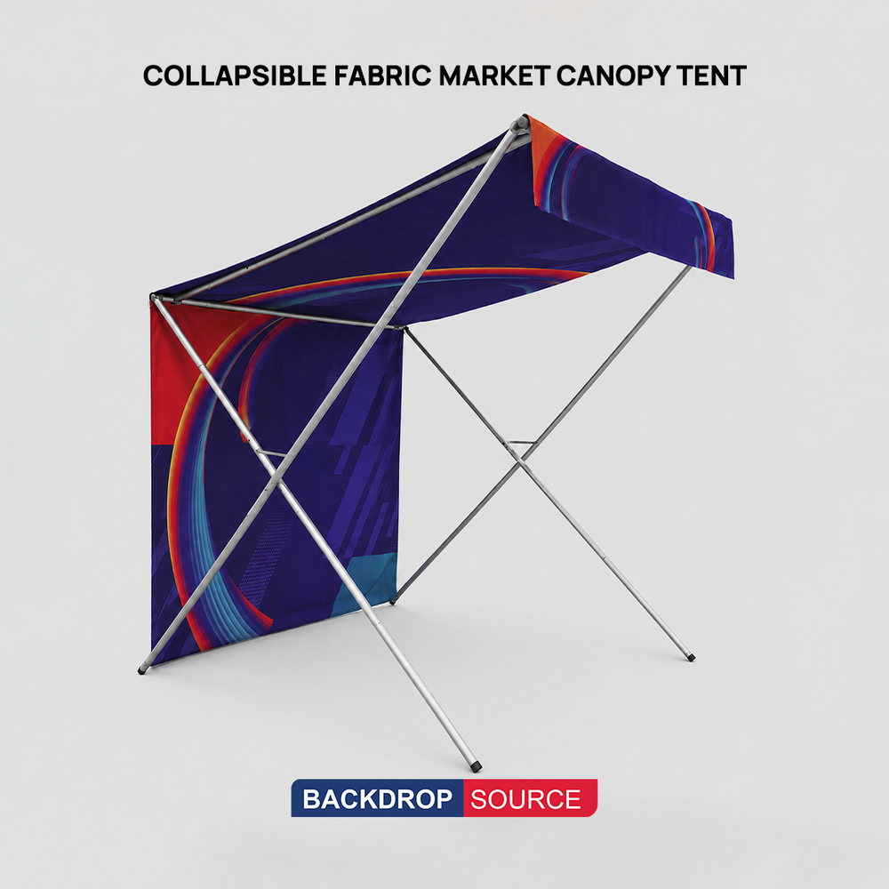 Collapsible Fabric Market Canopy Tent