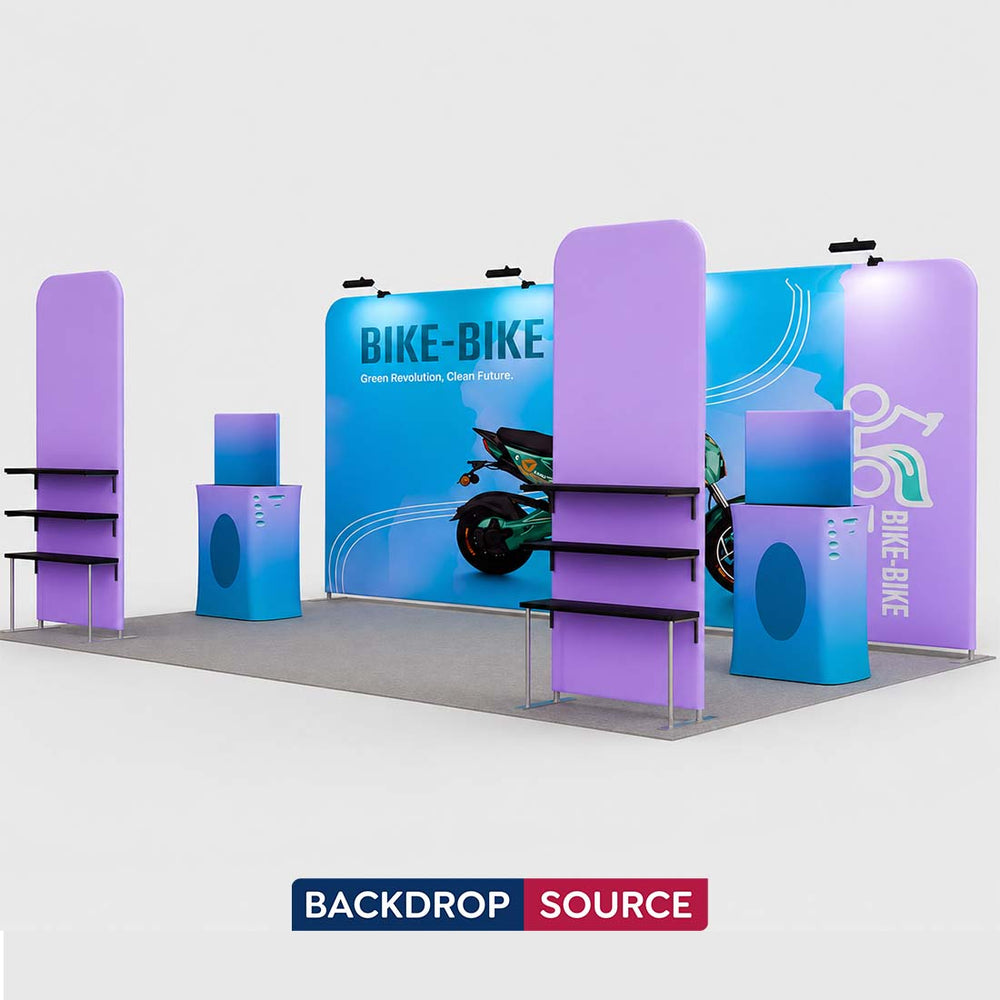 Portable Exhibit Display 3m x 6m - Model 14