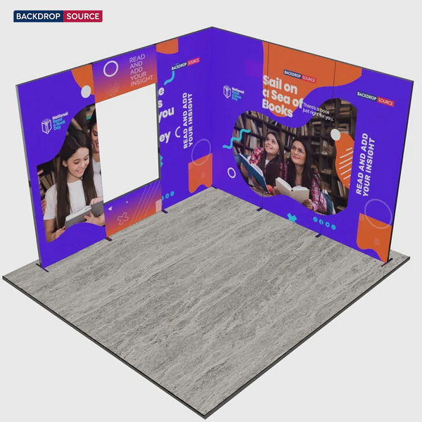 Foldable SEG  Exhibition Display - Model 12