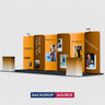 Portable Exhibit Display 3m x 6m - Model 17