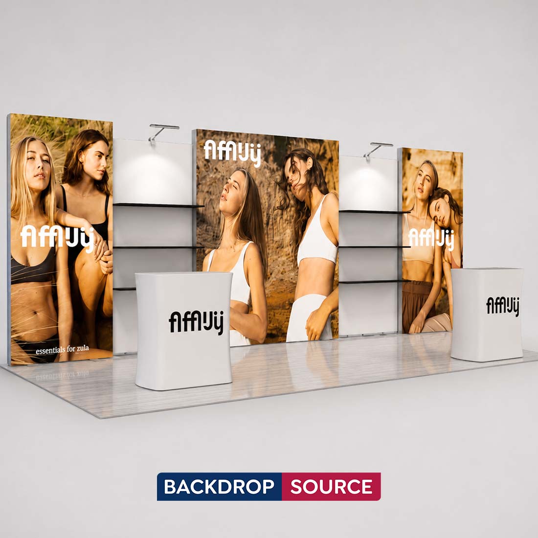 3m x 6m Modular Exhibition Display Kit – Model 6