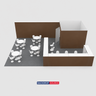 Modular Booth Kits 9m x 6m - Model 8