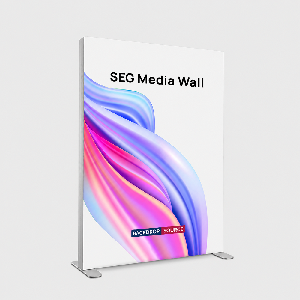 Non-Backlit SEG Over Size Fabric Display - 3m W x 4m H