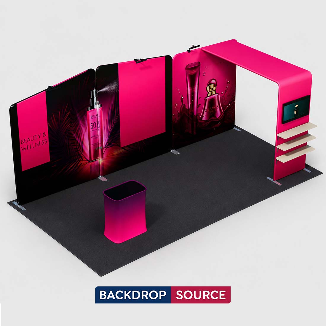 Portable Exhibit Display 3m x 6m - Model 18