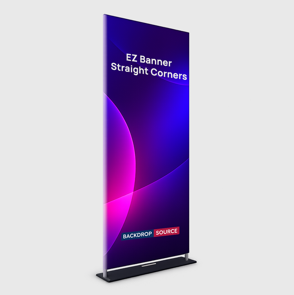 EZ Fabric Banner with Straight Corners