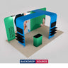 Portable Exhibit Display 3m x 6m  - Model 11