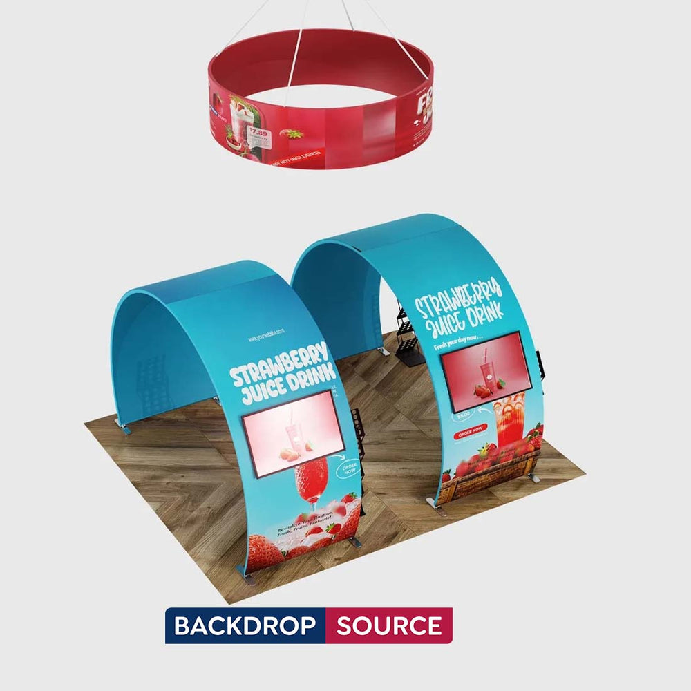 Portable Exhibit Display 3m x 6m - Model 9