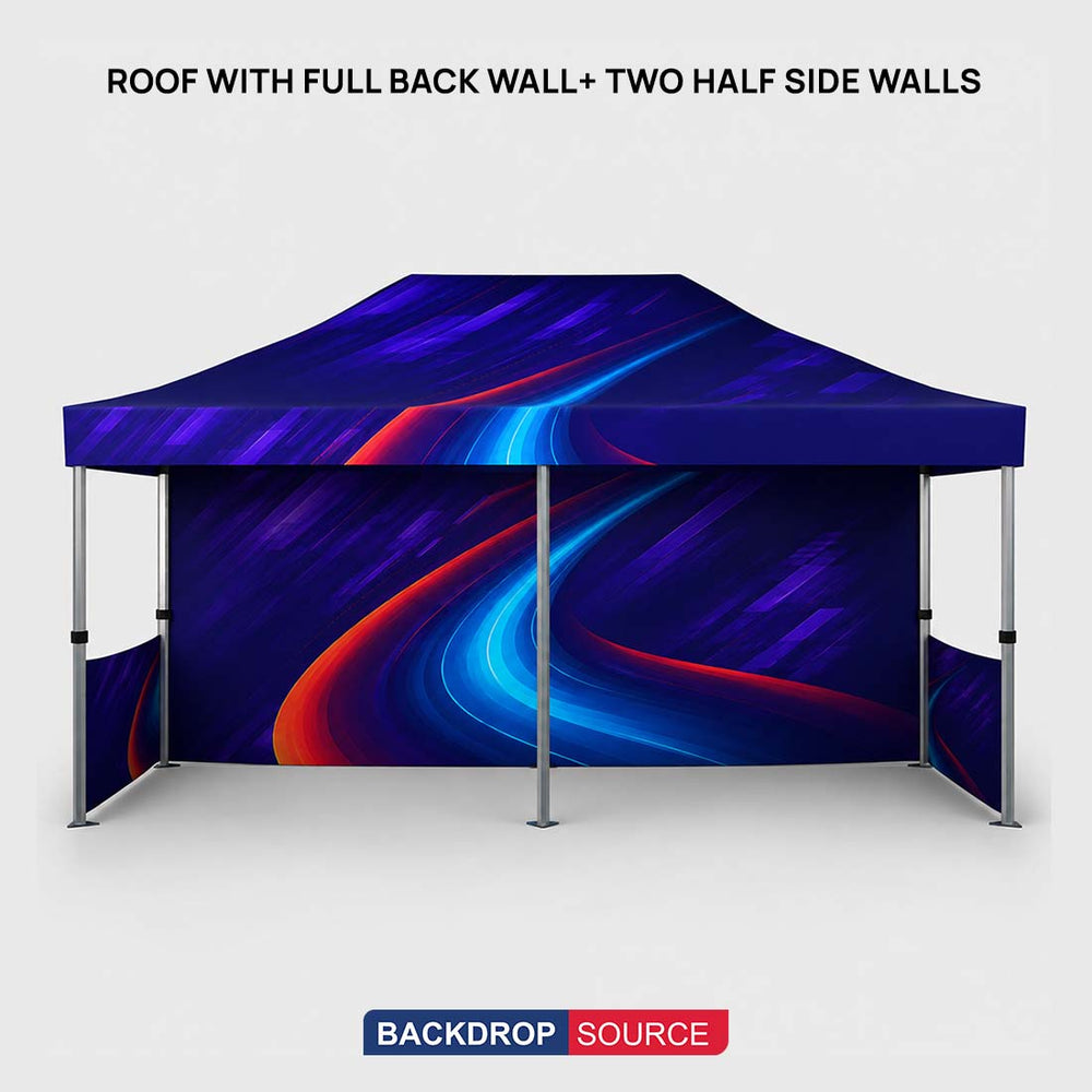 Heavy Duty Fabric Canopy Tent – (6m W x 3m H)