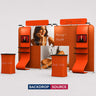 Portable Exhibit Display 3m x 6m - Model 12