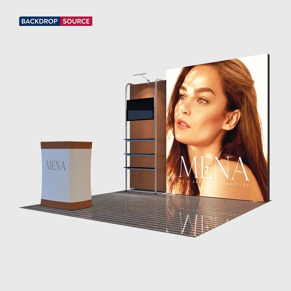 3x3m Tension Fabric Backwall Display