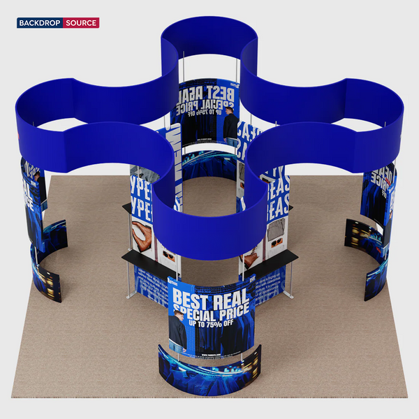 Modular Booth Kits 6m x 6m - Model 14