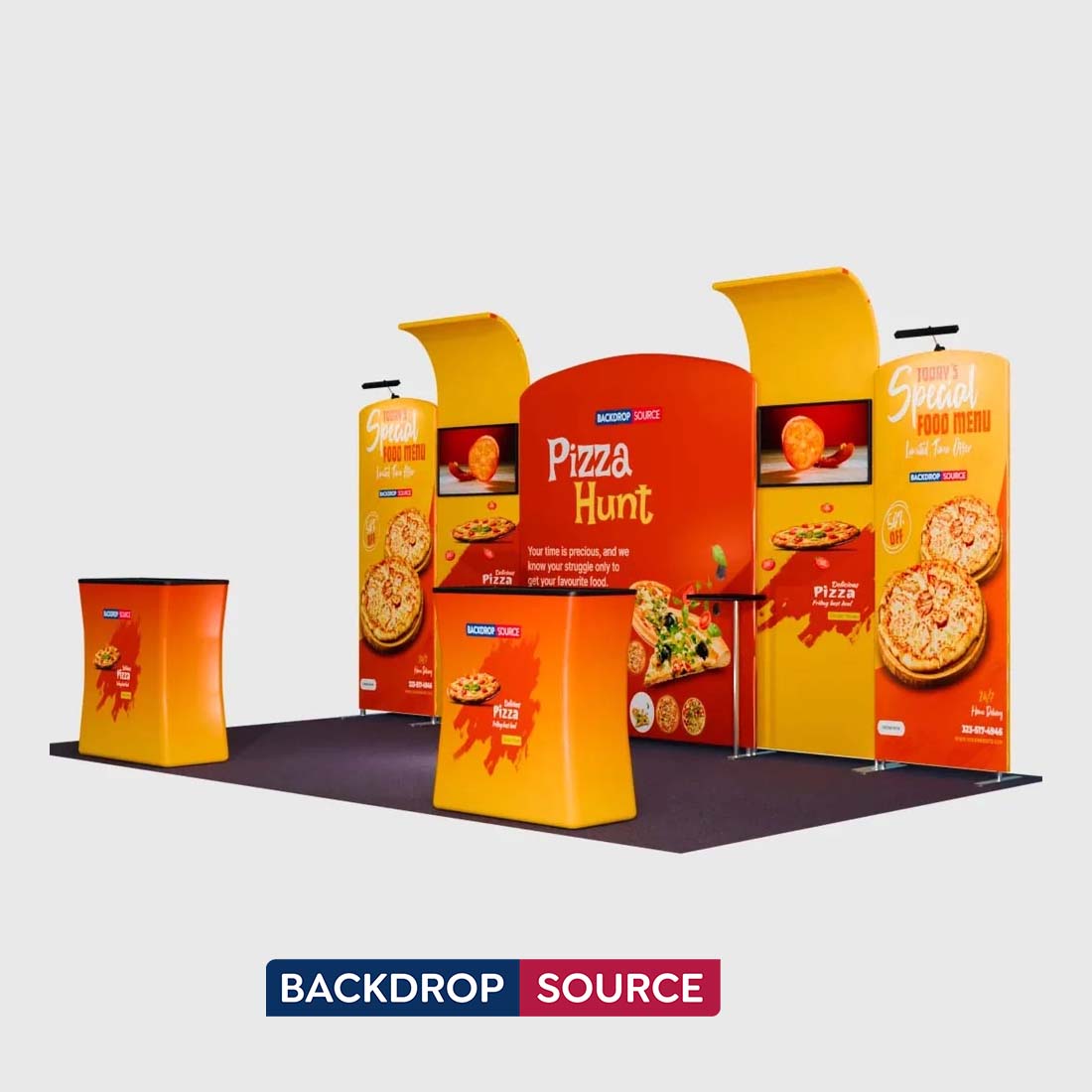 Portable Exhibit Display 3m x 6m - Model 10