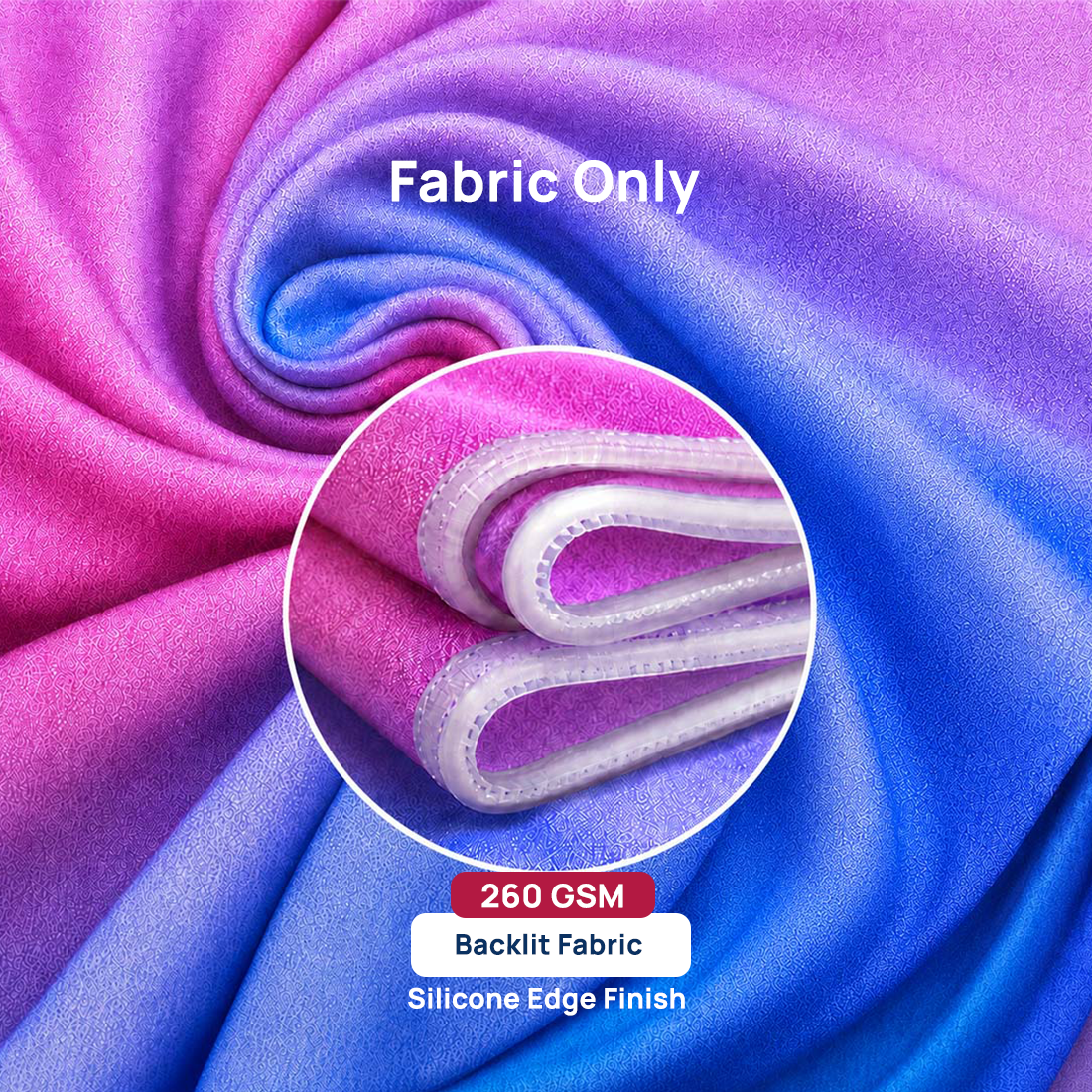SEG Fabric Media Wall - 0.85m W x 2m H