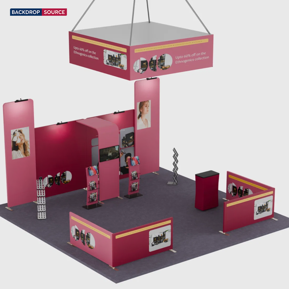 Modular Booth Kits 6m x 6m - Model 07