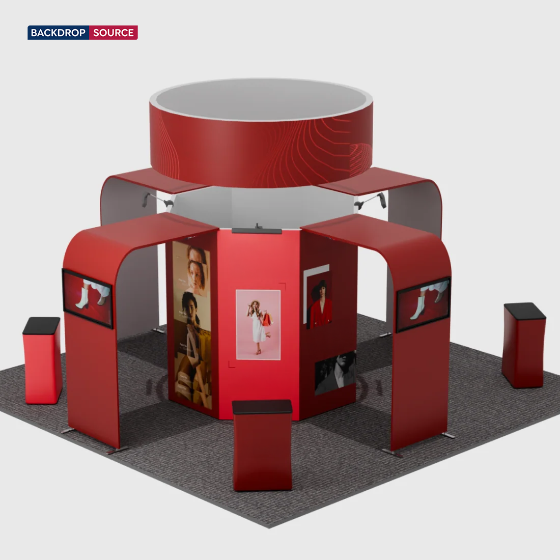Modular Booth Kits 6m x 6m - Model  06