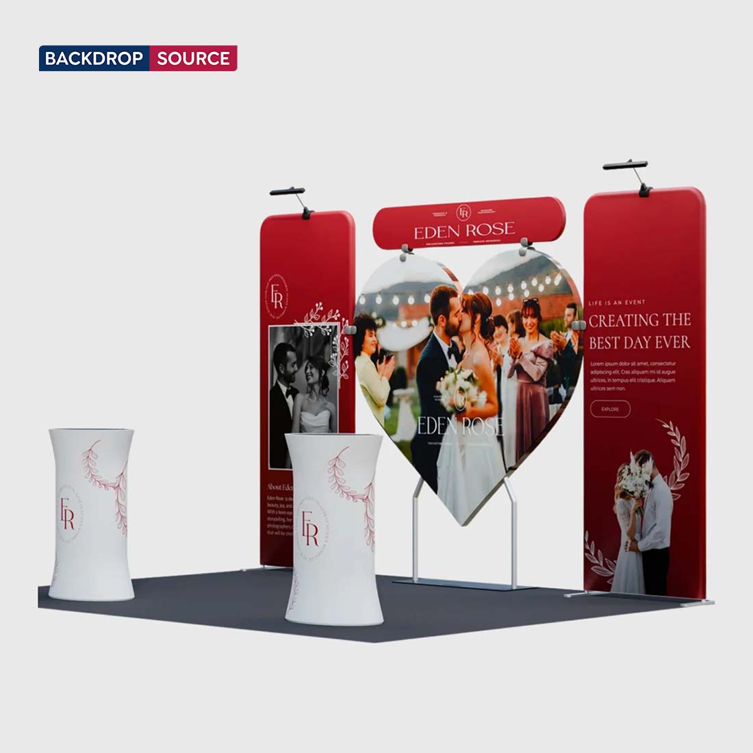Portable Exhibit Display 3m x 3m - Model 38