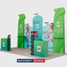 Portable Exhibit Display 3m x 6m - Model 4