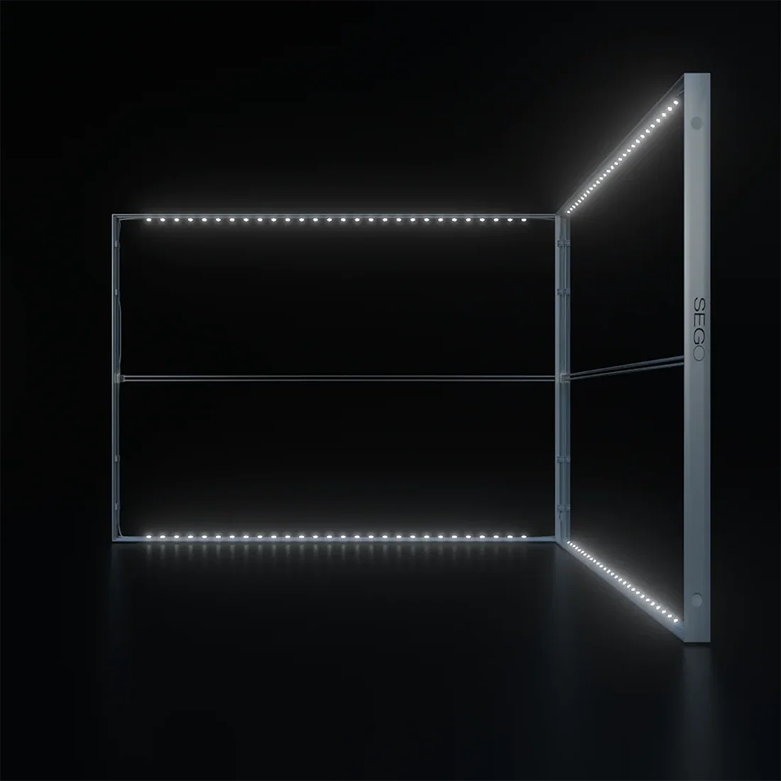 SEGO Backlit Booth 3m x 3m - Model 4
