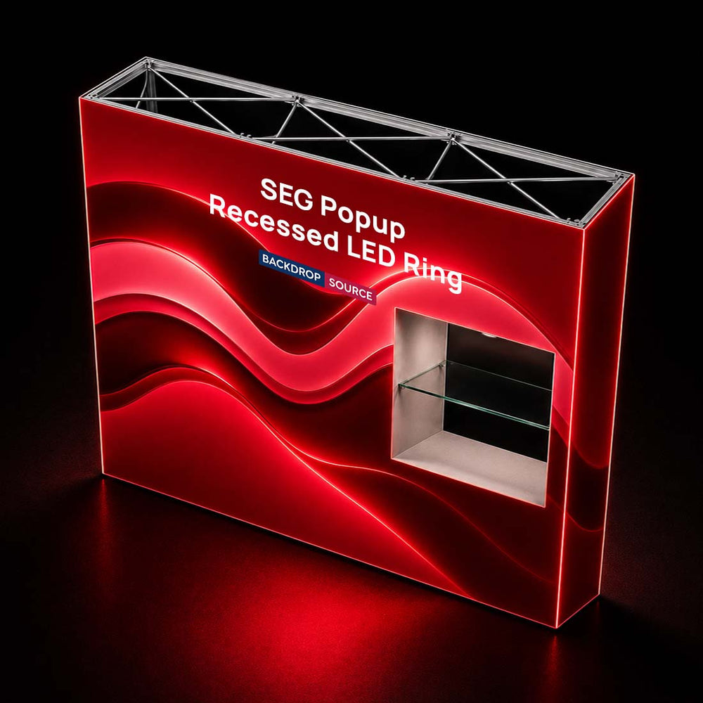 SEG Popup - Internal Showcase with Recessed Led Ring