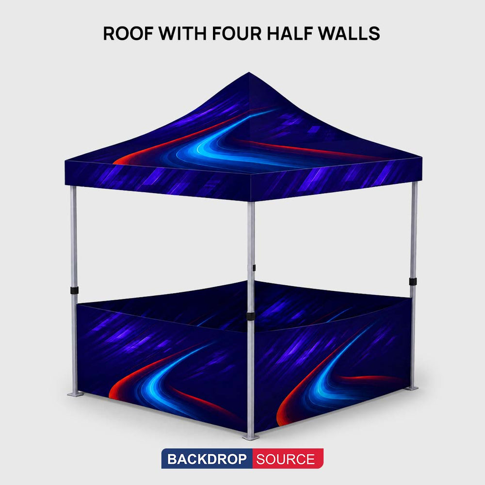 Heavy Duty Fabric Canopy Tent – (2m W x 3m H)