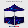 Heavy Duty Fabric Canopy Tent – (2m W x 3m H)