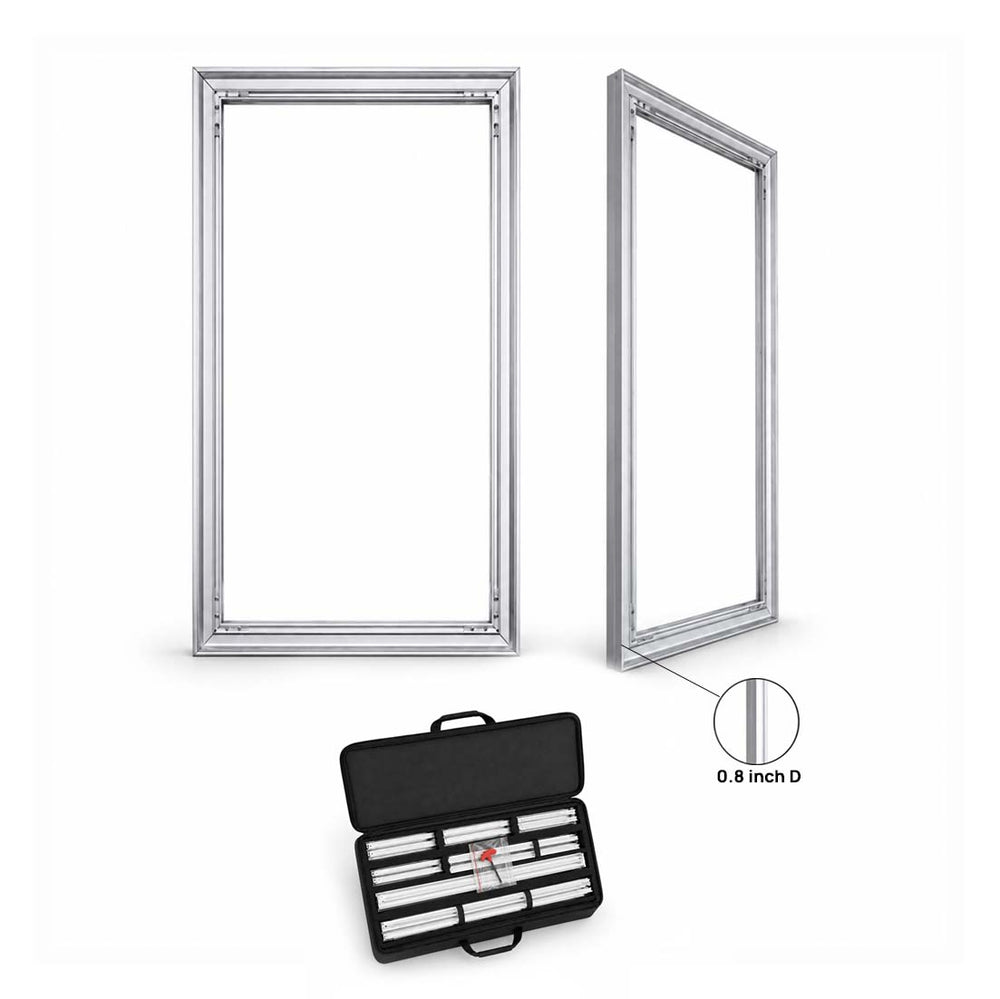 Wall-Mounted SEG Fabric display - 20mm Depth