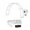 C Shape Tension Fabric Arch - 6m