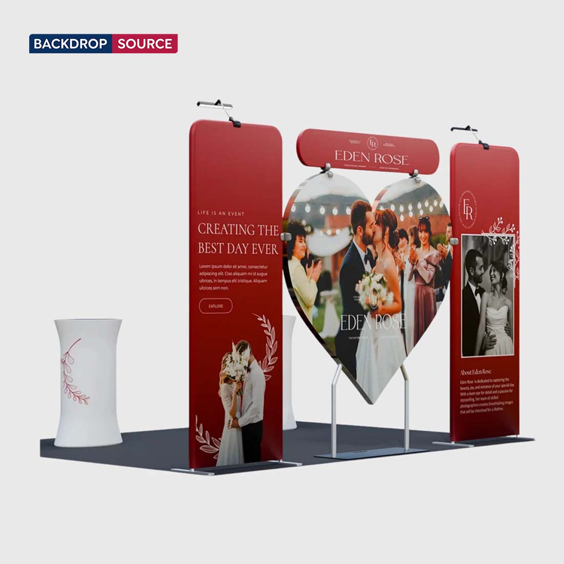 Portable Exhibit Display 3m x 3m - Model 38