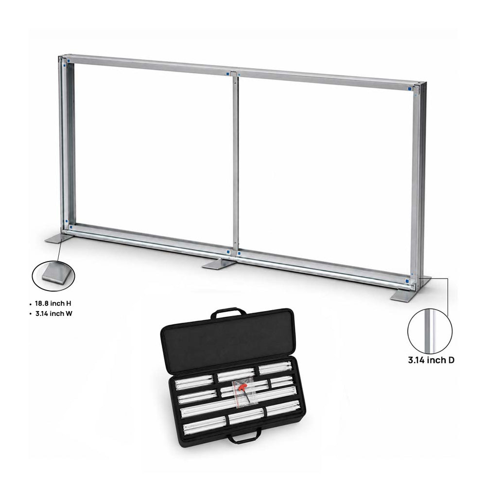 Non-Backlit SEG Fabric Media Wall - 4m W x 2.5m H