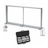 Non-Backlit SEG Fabric Media Wall - 4m W x 2.5m H
