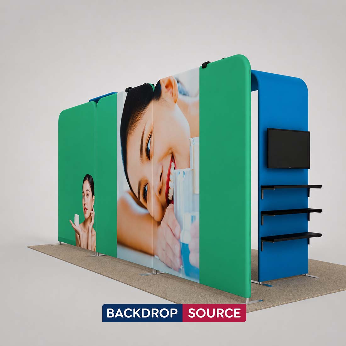 Portable Exhibit Display 3m x 6m  - Model 11