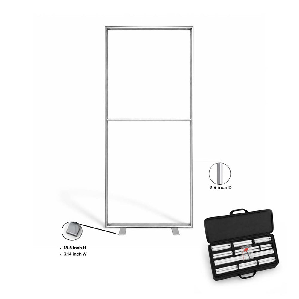Non-Backlit 60mm Depth SEG Fabric Display Frame – Aluminum Profile
