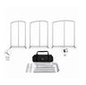 Portable Inclined Fabric Exhibit Display