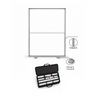 Non-Backlit SEG Fabric Media Wall - 1.2m W x 2m H