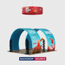 Portable Exhibit Display 3m x 6m - Model 9