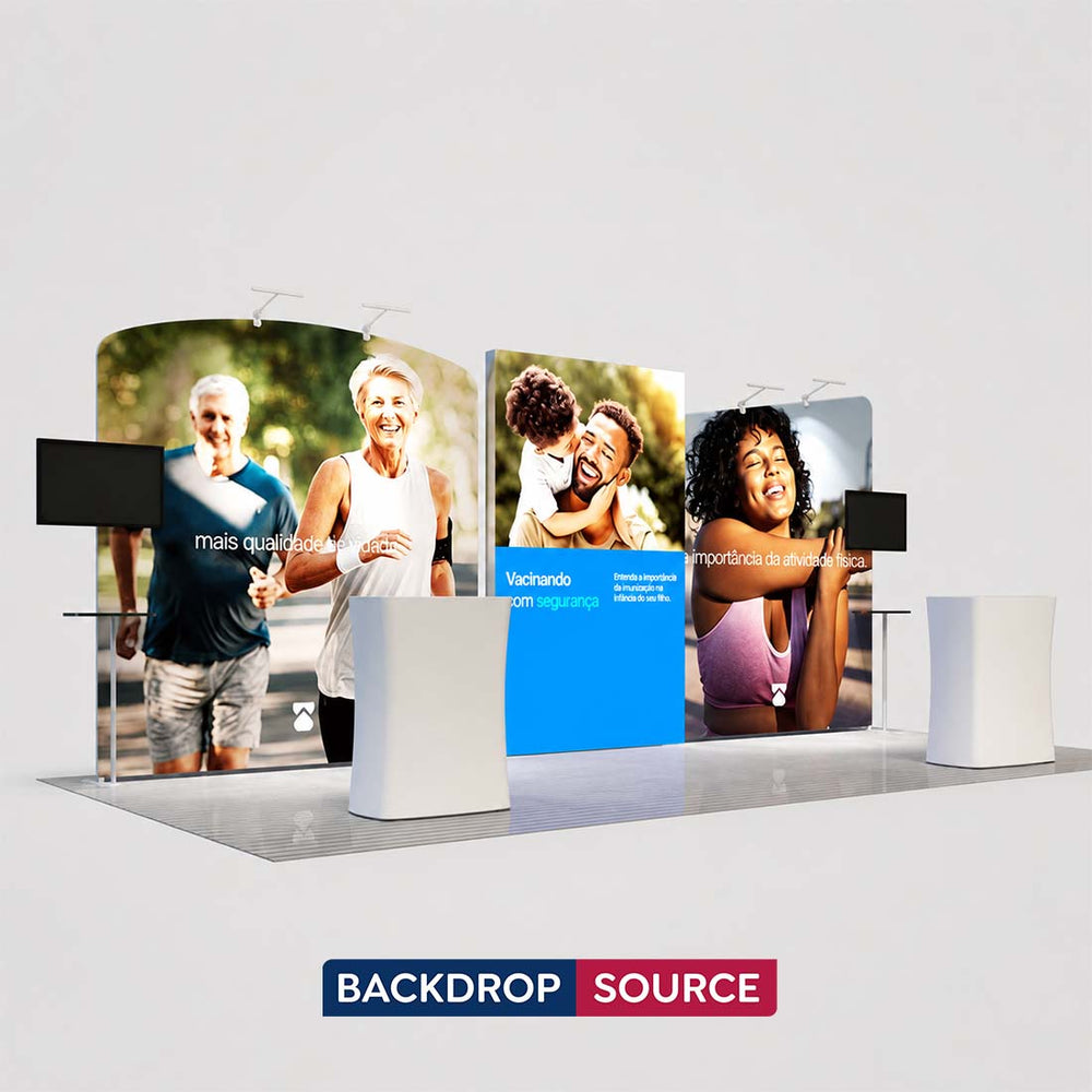 3m x 6m Modular Exhibition Display Kit – Model 3