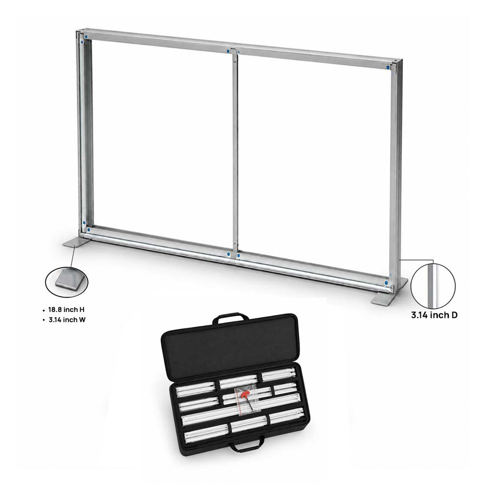 Non-Backlit SEG Fabric Media Wall - 3m W