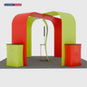 Modular Booth Kits 6m x 6m - Model 05