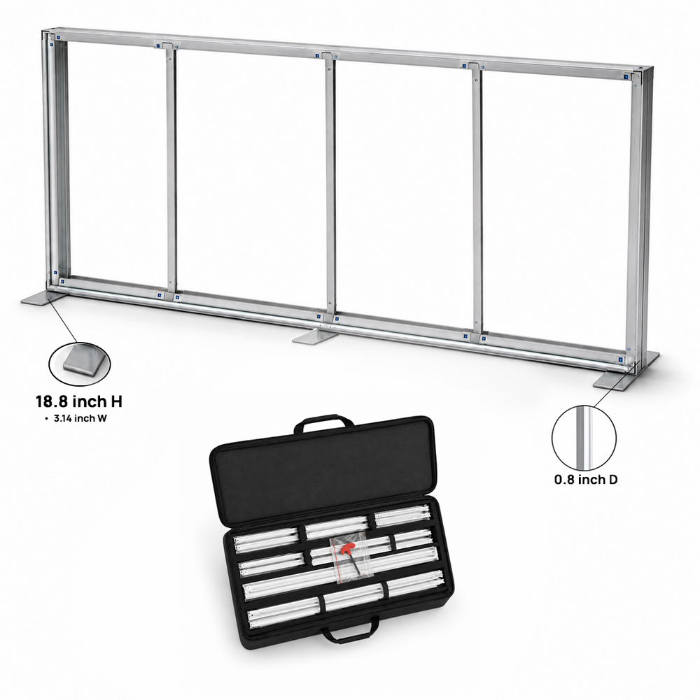 Non-Backlit SEG Fabric Media Wall - 6m W