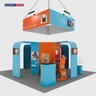 Modular Booth Kits 6m x 6m - Model 02