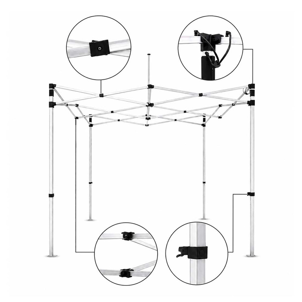 Lighted Canopy Tent Frame