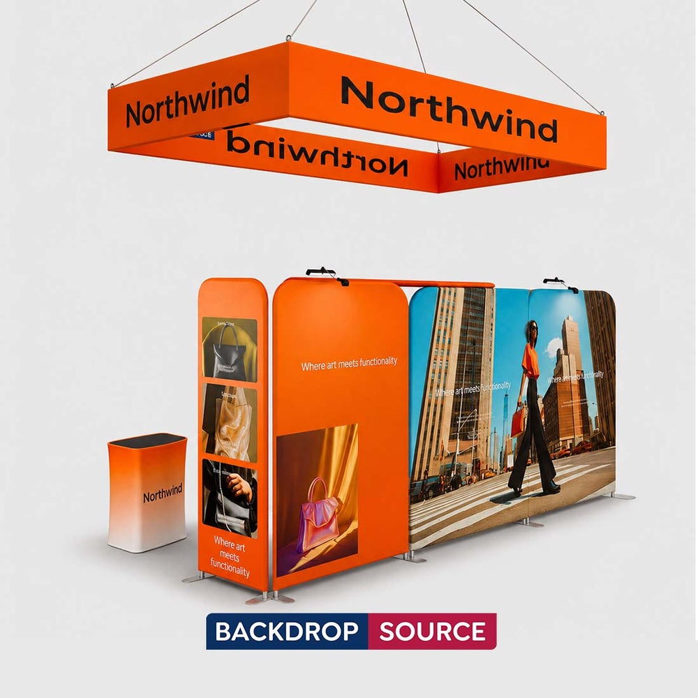 Portable Exhibit Display 3m x 6m - Model 13