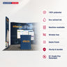 3x3m Curved Wall Booth Kit with Banner Stand & Counter