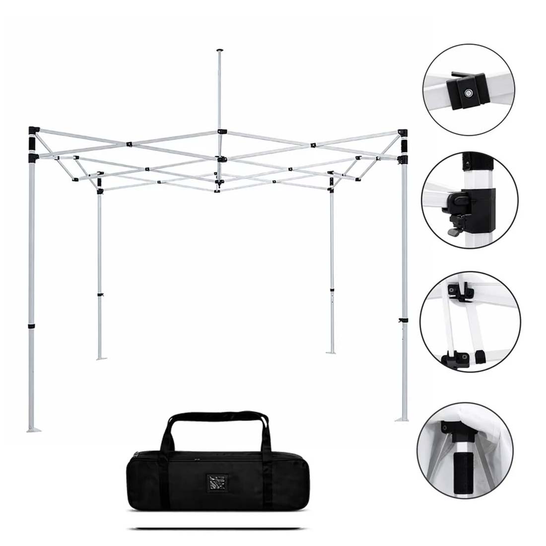 Heavy Duty Fabric Canopy Tent – (2m W x 3m H)