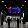 Sky Tube Ellipse Hanging Banner